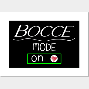 Bocce mode - on Posters and Art